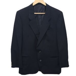 Giorgio Armani Navy Made in Italy Two Button Blazer 42R